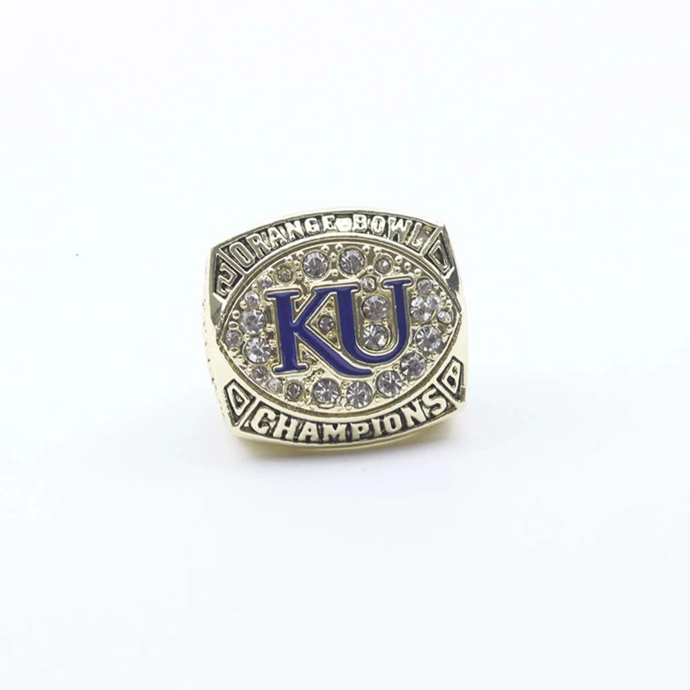 Bandringen NCAA 2008 University of Kansas Crow Hawk Basketball Champion Ring Osal