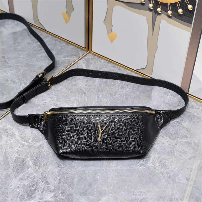 Designer dames riemtas lederen mode fanny pack uisex bumbag letters mannen portemonnee lengte 25 cm luxe taille tassen crossbady bum tas fannypacks cyg24040204-25