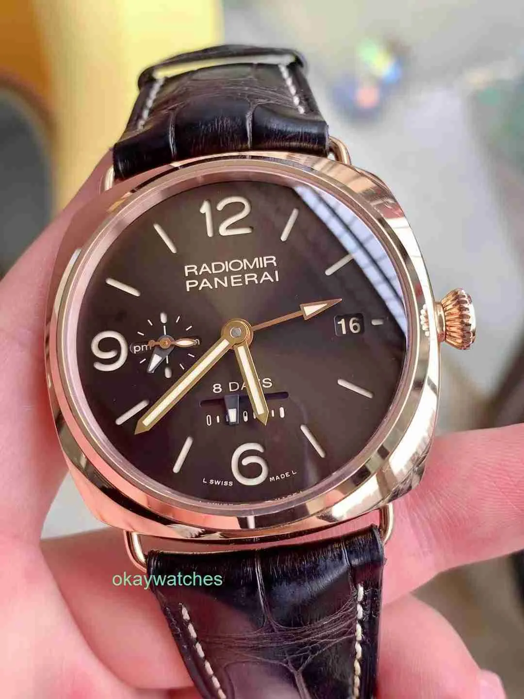 Fashion luxury Penarrei watch designer a New Special Edition PAM00395 Manual Mechanical Mens Watch 45mm