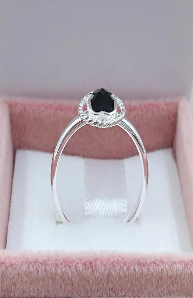 charms jewelry making black boho style 925 Sterling silver Bear gothic promise rings for women men girl finger sets bridal wed9879498