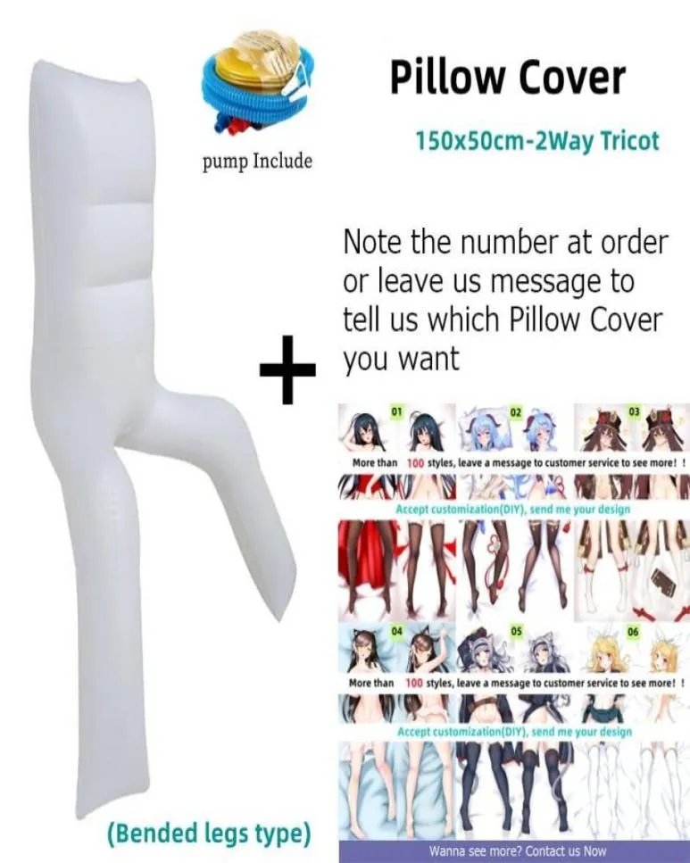 Poduszka nadmuchiwane genshin Impact Anime Dakimakura Seksowne narzędzia seksualne 50x150 Body 2WT Sleeping Pillows Azur LanepillowPillow7334070