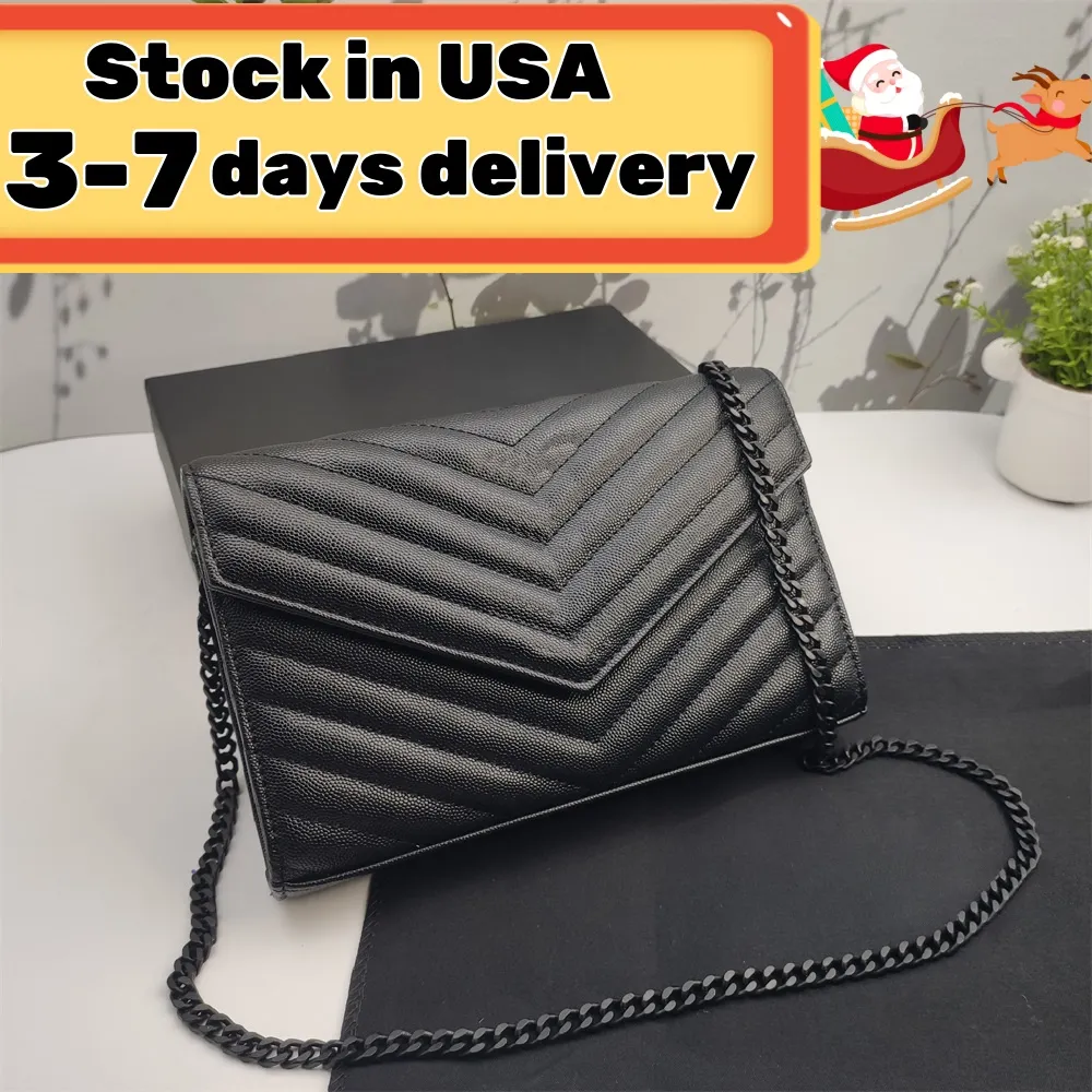 Caviar Luxury Designer Bag Handväskor Högkvalitativ kedja Bag axelväskor Fashion Crossbody Purses Designer Woman Handbag Dhgate Bags Borse Wallet Coins With Box