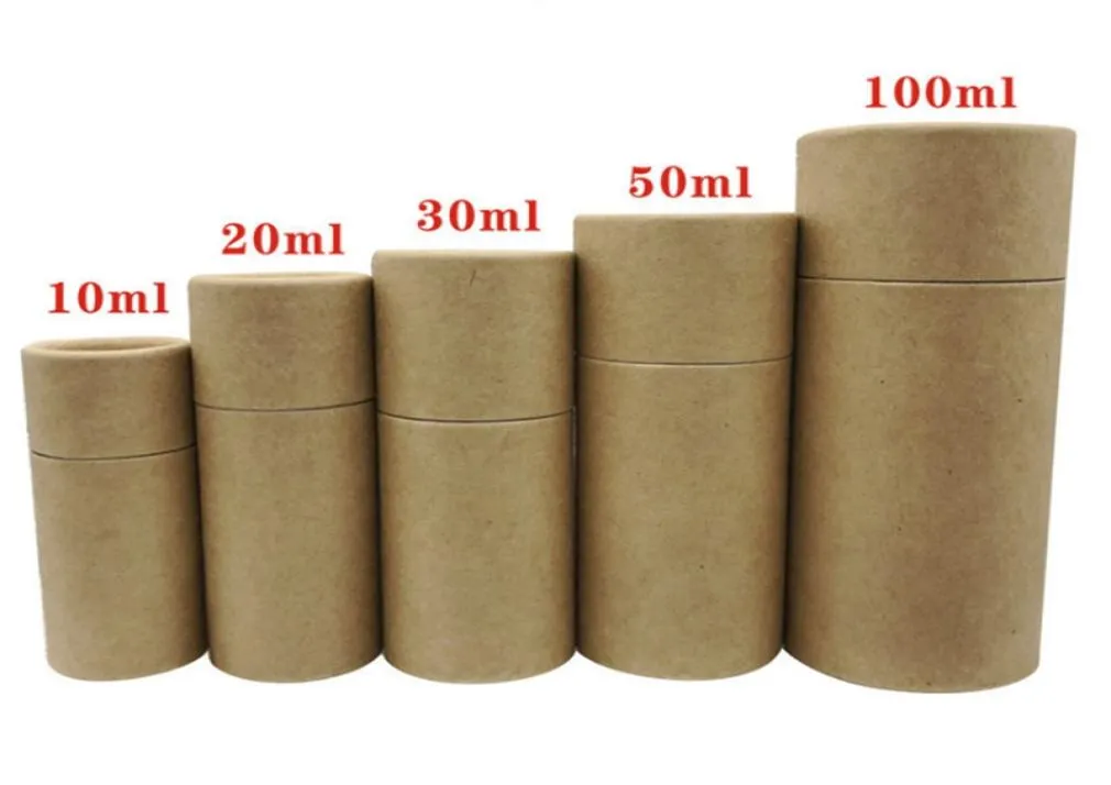 20 ml 30 ml 50 ml kartonowe rurki Kraft Cardboard Butelki Pudełka