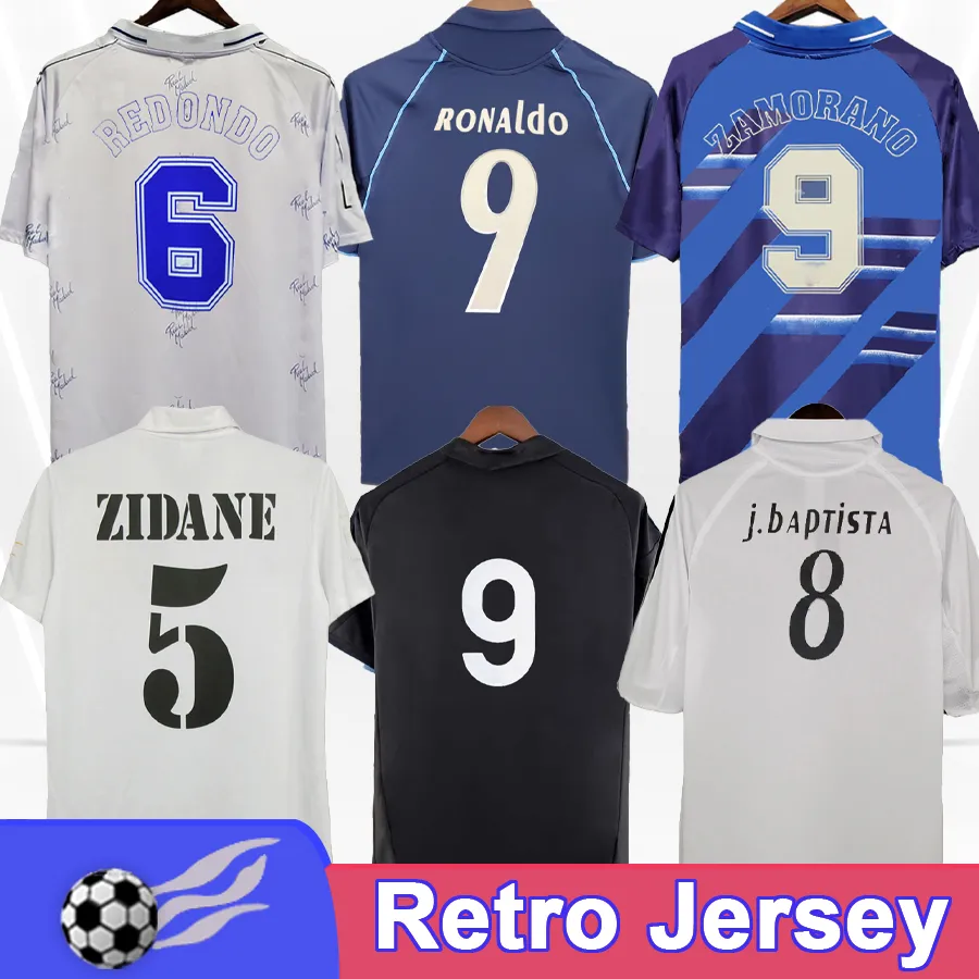 1986 2007 Raul Seedorf Mens Retro voetbaltruien Zidane R.Carlos Ramos Alonso Kaka 'Sergio thuis weg 3e witte voetbal shirts volwassen uniformen