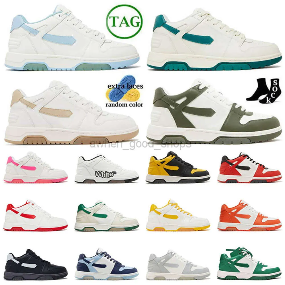 Top Quality Casual Shoes Designer Shoes Out of Office Men Women Sneakers Low-tops Black Gradient Black Lemon Yellow Green Trainers Sneaker