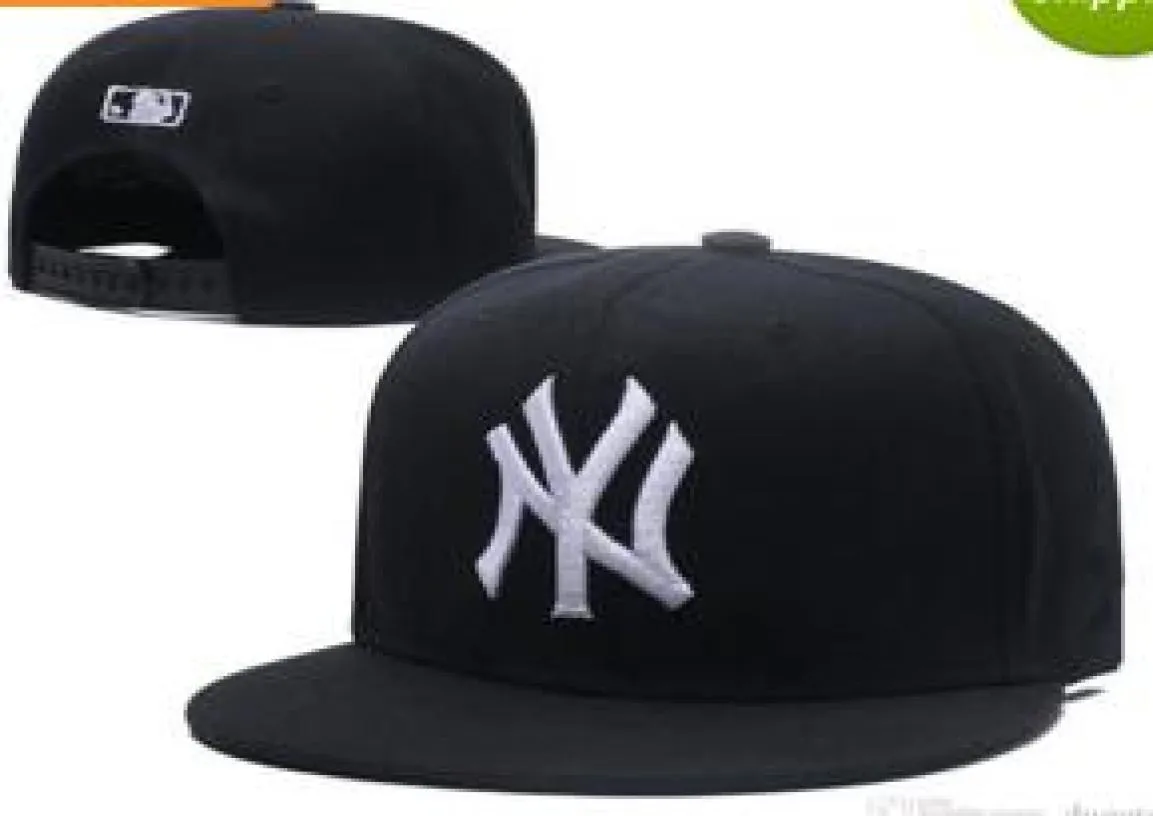 2018 New Black Classic Dad Hat Bone Outdoor NY Baseball Cap Fashion Fashion Snapback CAP UNISEX SPORTS CHAPPORTS POUR HOMMES FEMMES CASQUE9374199