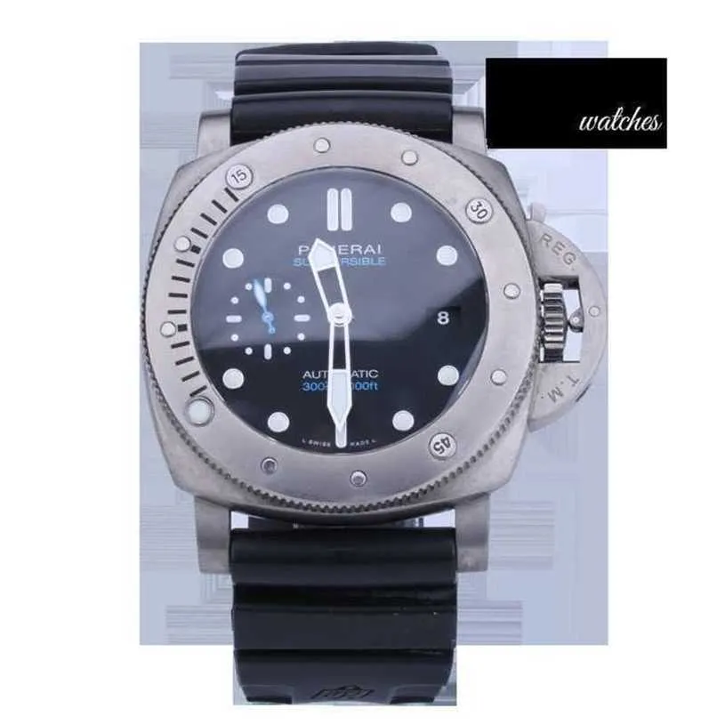 Montre mécanique de luxe magnifique bracelet en cuir vintage montre Panahai Mens Watch Submersible Sneak Series Mens Automatic Mechanical Watch Famous Watch Clock
