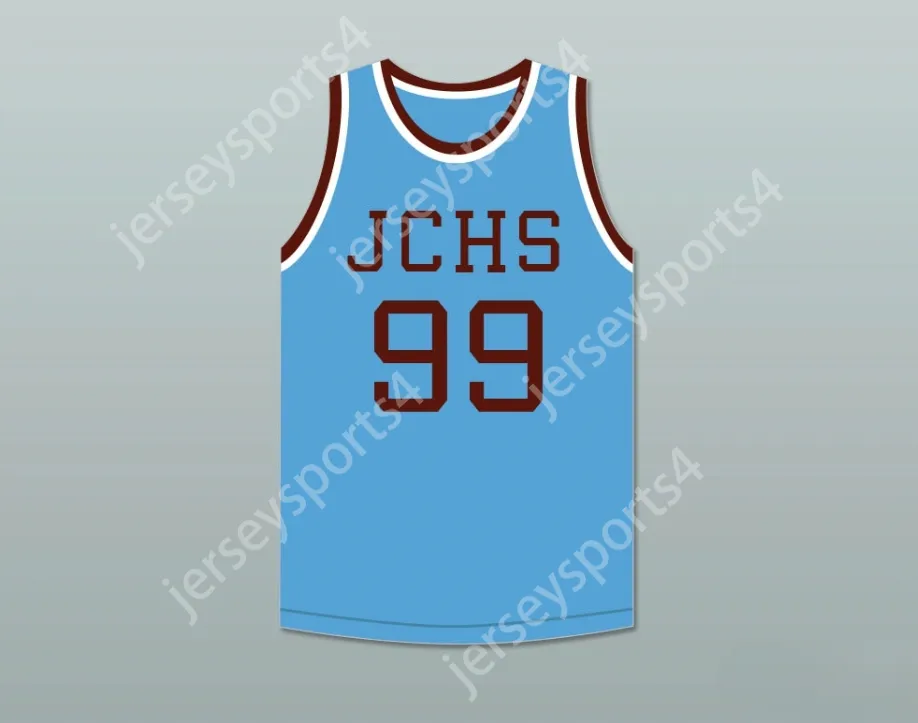 Custom Nay Mens Youth / Kids George Mikan 99 Joliet Catholic High School Hilltoppers Light Blue Basketball Jersey 2 Top cousé S-6XL