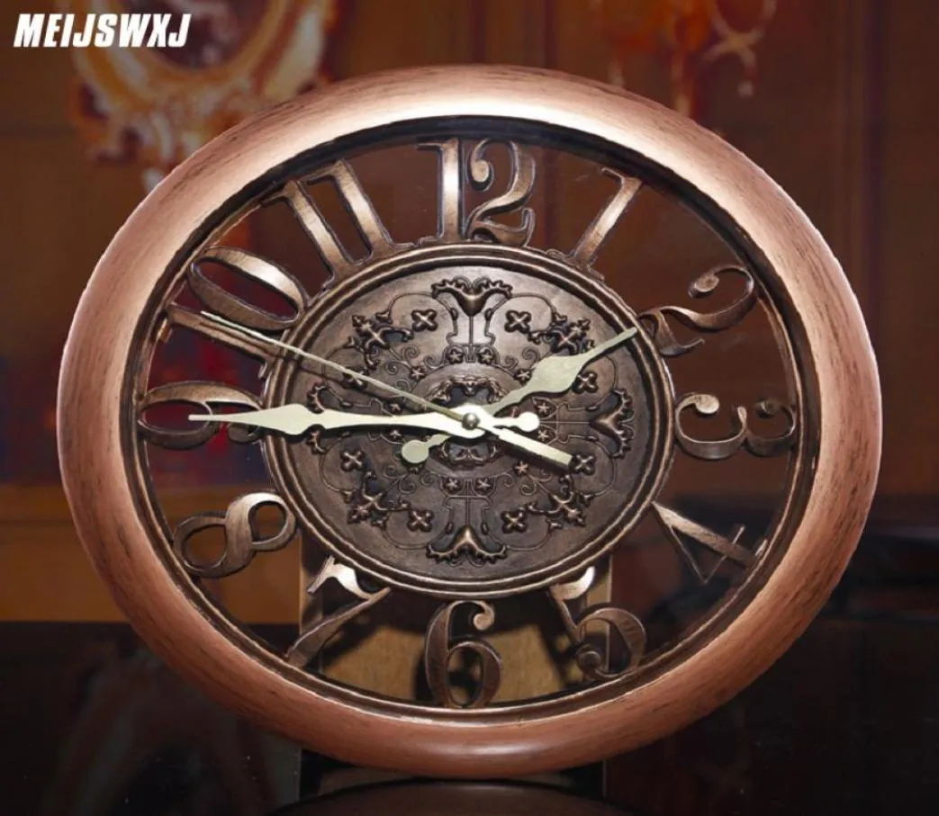 3D SAAT RELOJ The Pared Duvar Saati Vintage Digital Wall Clocks Clock Q1904292192239