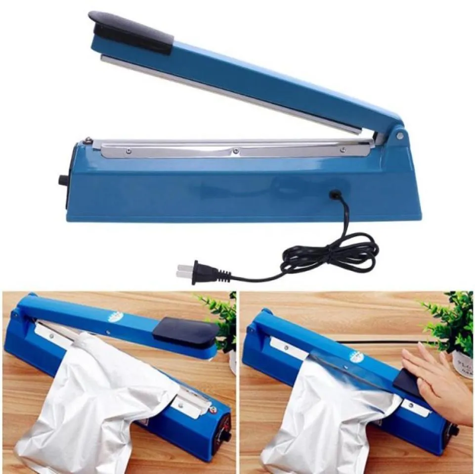 Manual Impulse Heat Sealer Poly Bag Machine Plastic sealing machine Pressing plastic sealing machine vacuum food sealers home8628808