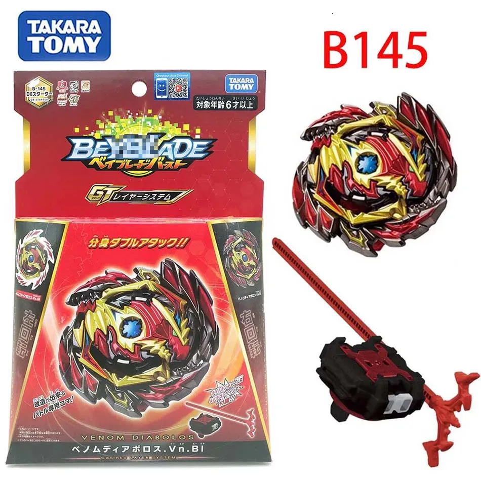 Tomy Bayblade Burst B145 DX Starter Benome Diabolos Vn Bl beyblade B120 240411