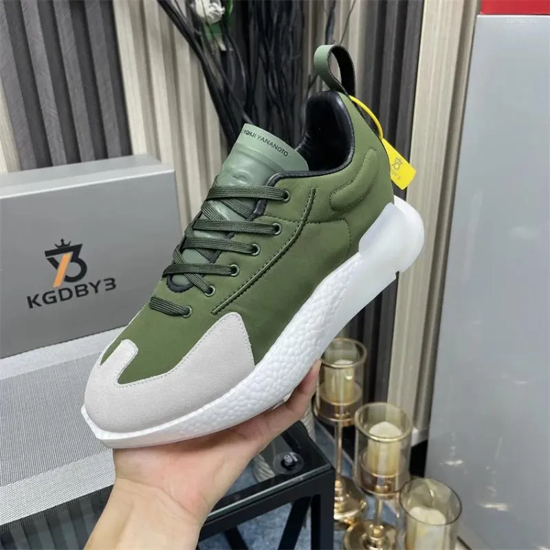 Casual Shoes 2024SS KGDB Y3 Grön och vit färg Herrnät Sneaker Trainer Sneakers Traf Women's