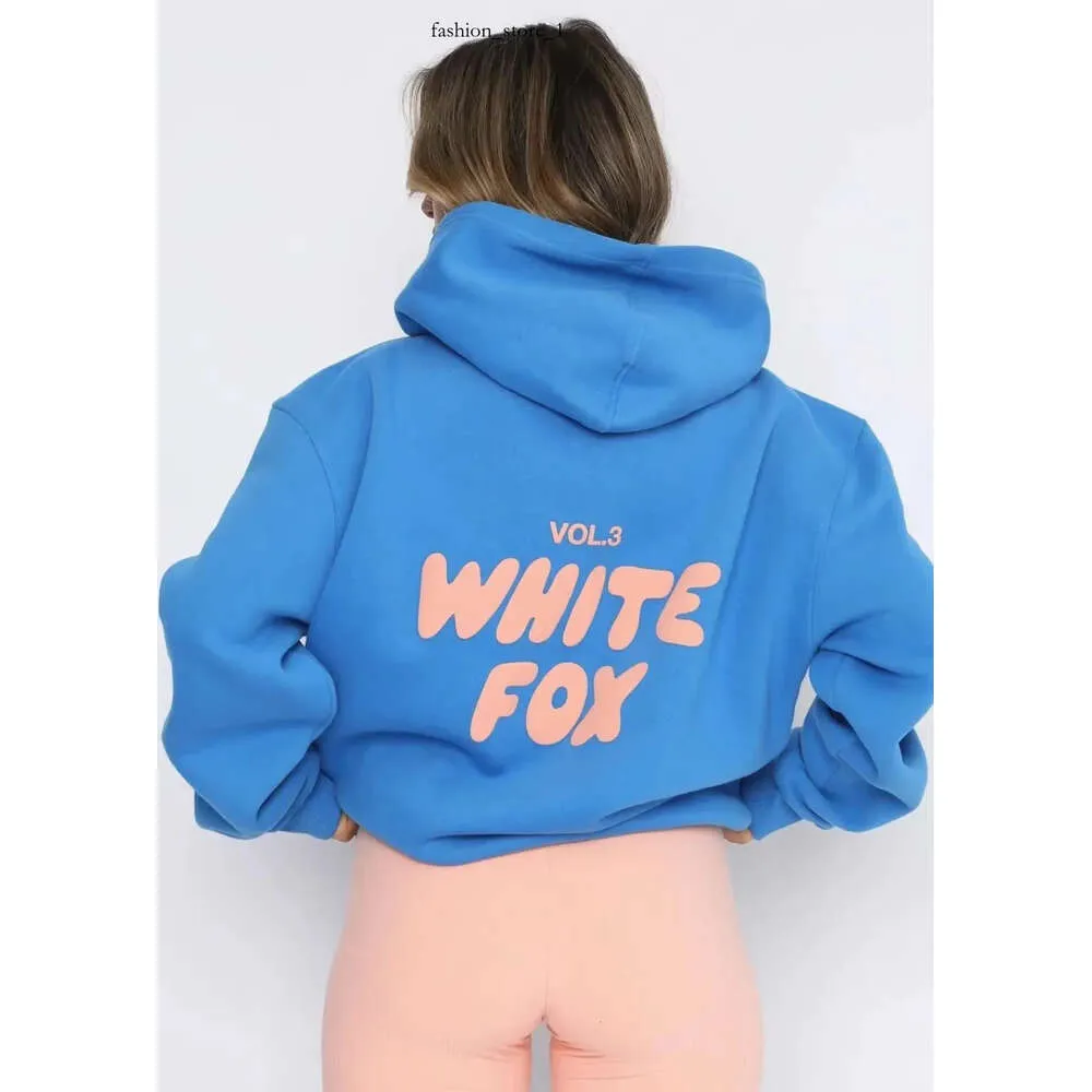 2024 White White Foxx Womens Designer Vêtements printemps automne d'hiver nouveau sweat à sweat à sweat à mode à manches longues sportives à manches longues à manches longues à manches longues sweat à sweat Foxx 942