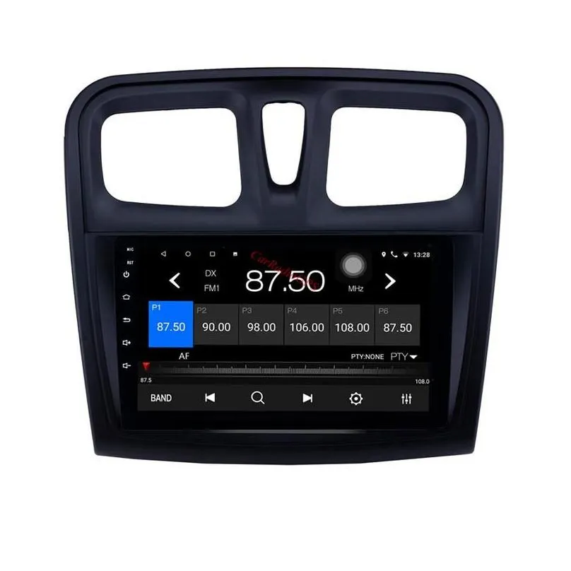 CAR DVD DVD Player Car für Renat Sandero 2012- Mtimedia System GPS Naviagation 9 Zoll Touch Sn Stereounterstützung Steer Wheel Control Drop DH2HN