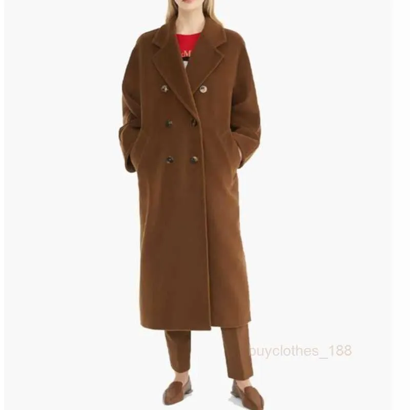Элегантная модная роскошная дизайнерская пальто кашемирное покрытие шерсти смесью женское пальто