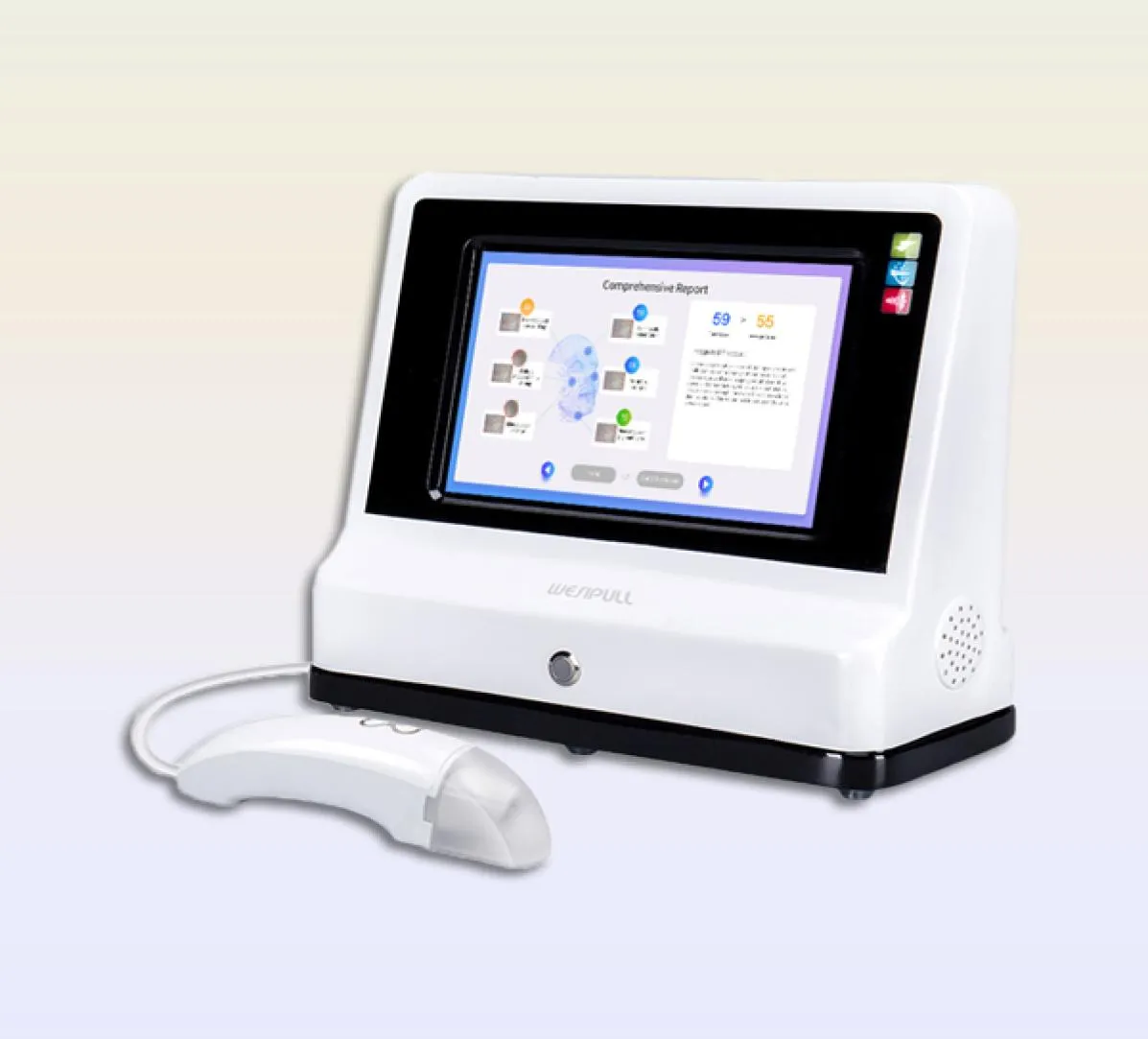 Mini 15W Digital Skin Analyzer Analyzer Scanner Scanner Care 4D Интеллектуальная камера косметическая машина Taibo2945425