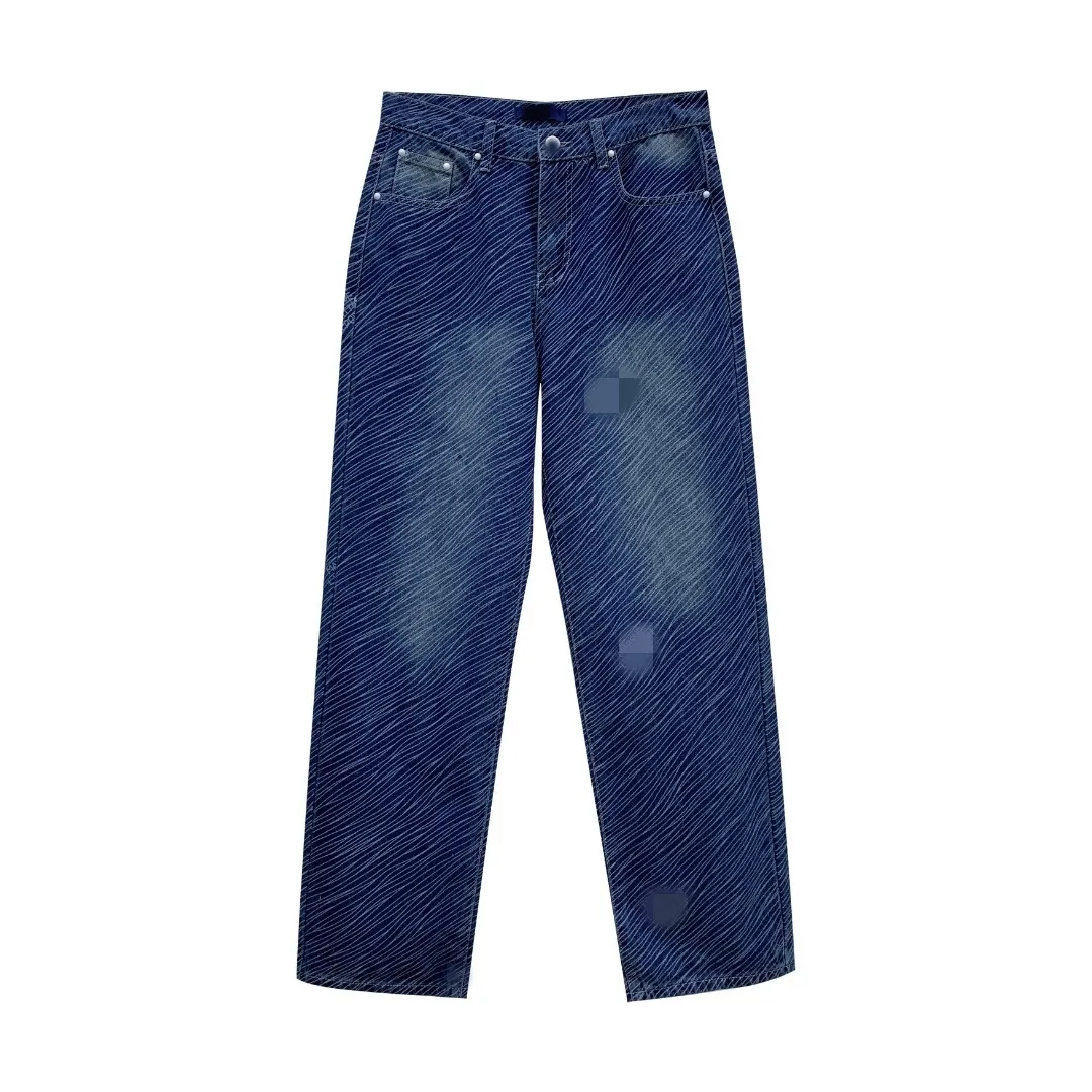 Sommartryckta jeans högkvalitativa jeans Två bitskläder och byxor Nya jeans De senaste mode Jeans Mens Jeans Womens Jeans Roll Jeans