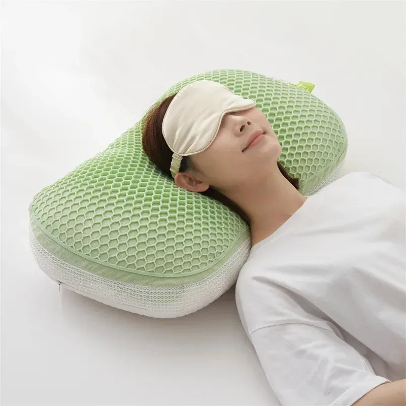 Gel protecting cervical vertebra pectin sleeping pillow Home sleeping non-pressure bone pillow high-end pillow core 240420