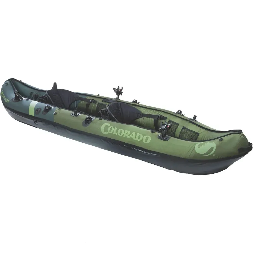 2-Person Inflatable Recreational Fishing Kayak with Paddle Rod Holders and Adjustable Seats, Fits Trolling Motor, 12 Feet and Above from Dhgate Kayaks - price 751.38 2-Person Inflatable Recreational Fishing Kayak with Paddle Rod Holders and Adjustable Seats, Fits Trolling Motor, 12 Feet and Above from Dhgate Kayaks - price 751.38