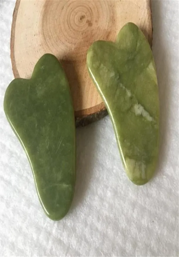 Guasha Gua Sha Beauty Health Natural Jade Scraping Board Massager Tresserapy Scraper Care Health Care Masaż 9957629