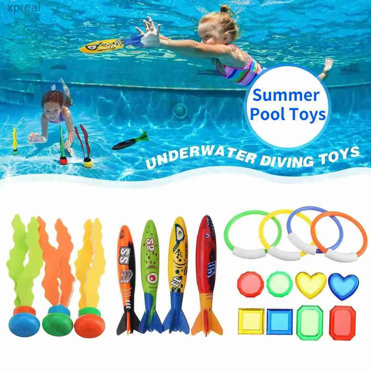 Toys da bagno Summer Shark Grounding giocattoli per bambini Giochi di immersioni in piscina Gampi divertenti Giochi di piscina giocattoli per la doccia per la doccia per la doccia Giftswx