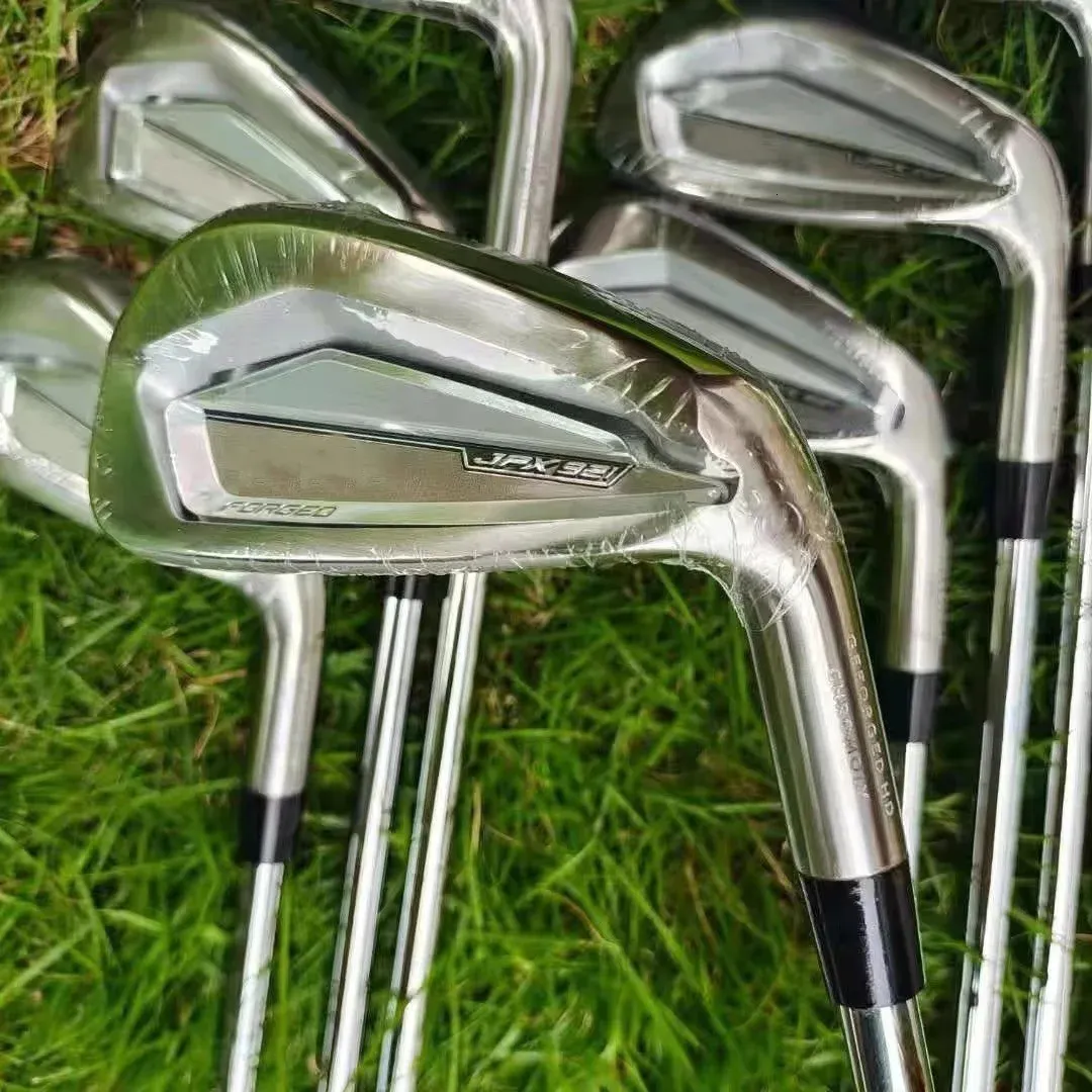 Clubs de golf JP921 Ensemble de fer Forgé de 8 pc avec des coiffures d'arbre graphite en acier d'origine DHL UPS FedEx 240425