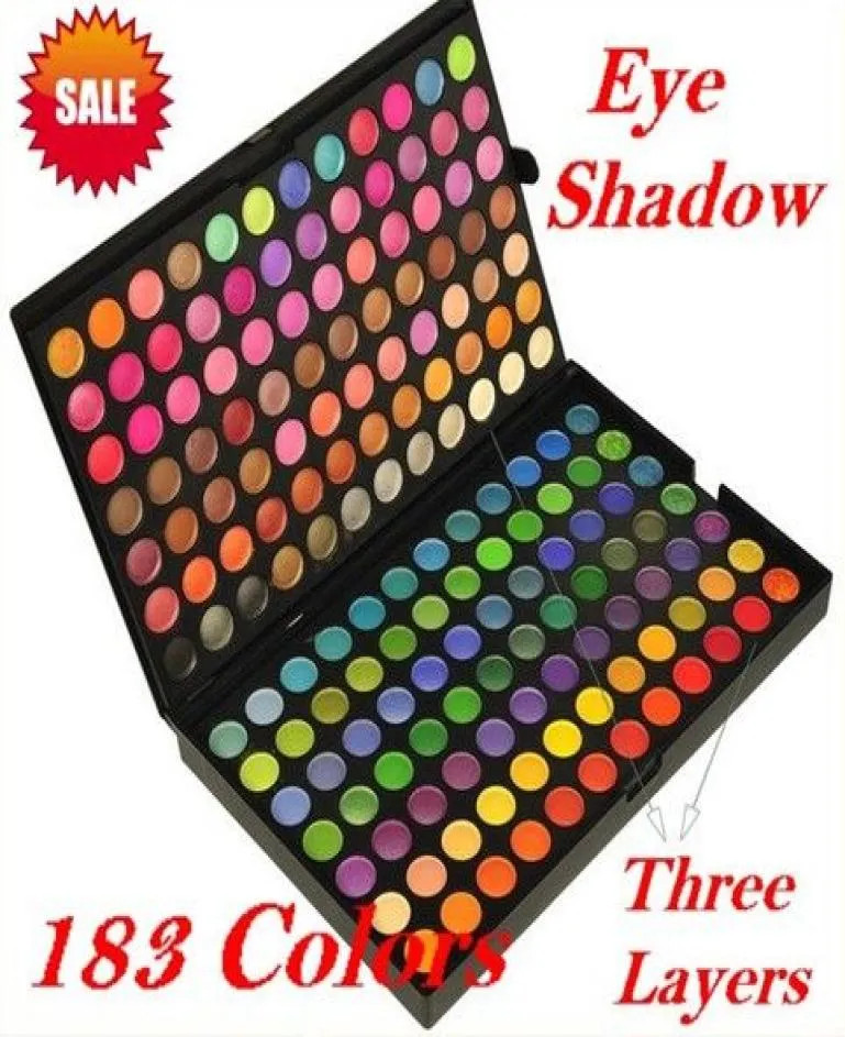 Nouvelle palette d'ombres à paupières complètes complètes pour maquillage couleurs chaudes 3 couches pinceaux palette combo6154144
