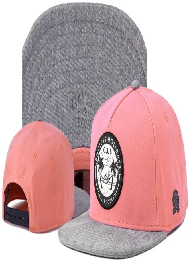 Unisex Бесконечные праздничные дни клуб клуб розовые бейсбольные шапки спортивные шляпы с защелки