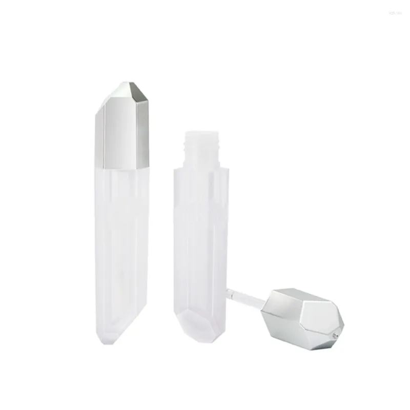 Bouteilles de rangement vides 6 ml tube de brillant à lèvres multi-angles avec une bouteille cosmétique de fond de teint liquide transparent l'hypoténuse claire 36pcs