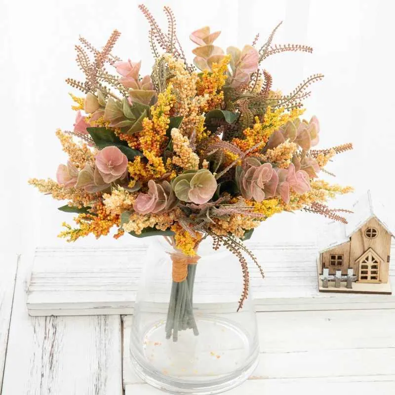 Blumen Blasengras DIY Künstliche Blume Natürliche Handbrief