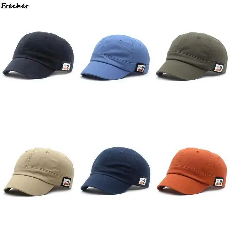 Bollkåpor Kort syn Hatt Mens och kvinnors cykling som kör sport sommar utomhus solskade andningsbar bomull baseball cap casual glas q240429