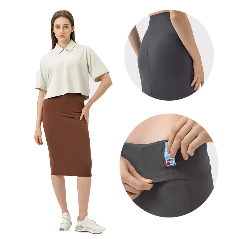 Kontrola brzucha z wysokim talią Pakiet Pakiet Pakiet Hip Modna modna wszechstronna spódnica z tyłkiem