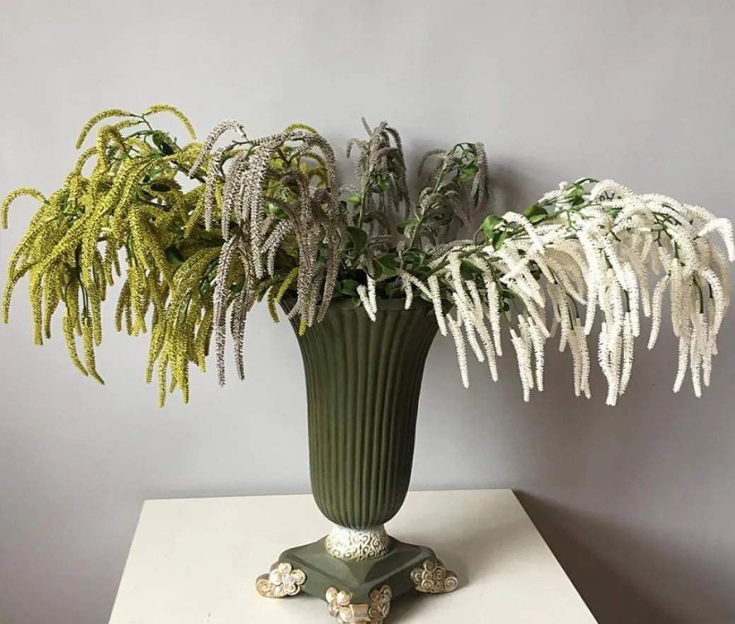 4pcllot 78 cm sztuczna roślina plastikowa nowa wisteria owoc Fake Flower Wall Decor Wedding Decor krajobrazowy stół dekoracji kwiatów 3617601