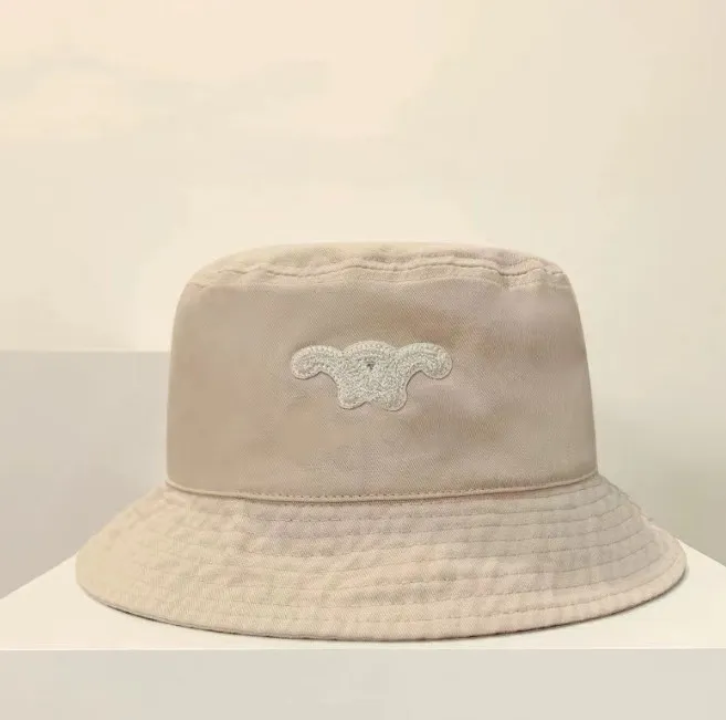 New Bucket Hat Hat Spring Feminino e Verão Quatro estações Chapéus de balde de moda MATHA