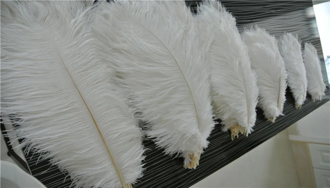 Hela 50st White Ostrich Feather Plumes For Wedding Centerpiece Wedding Party Decor Party Event Decor Supply5182549