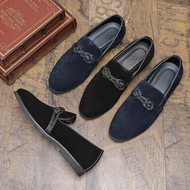 Casual Schuhe Komfort Luxuriöser Herren Oxford Moccasins Loafer für Männer Leder Büro Slip auf Kleid große Größe 38-48