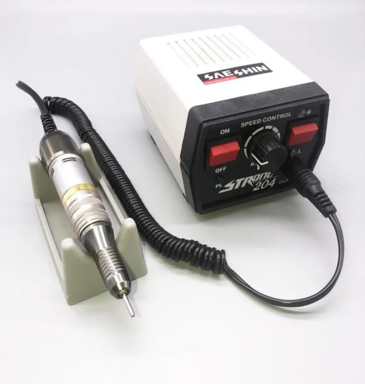 Nail Drill Accessories 65W Power 204 Control Box 35000RPM 30V 2021 Micro Motor Phone Electric Manicure Machine Kit8973771