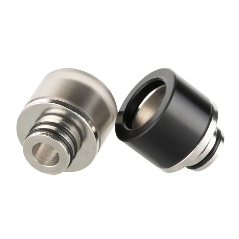 3 Styles 510 810 SS Drip Tip Stainless Steel Acrylic Plastic Wide Bore Mouthpiece for 510 810 Thread Tank Atomizer 