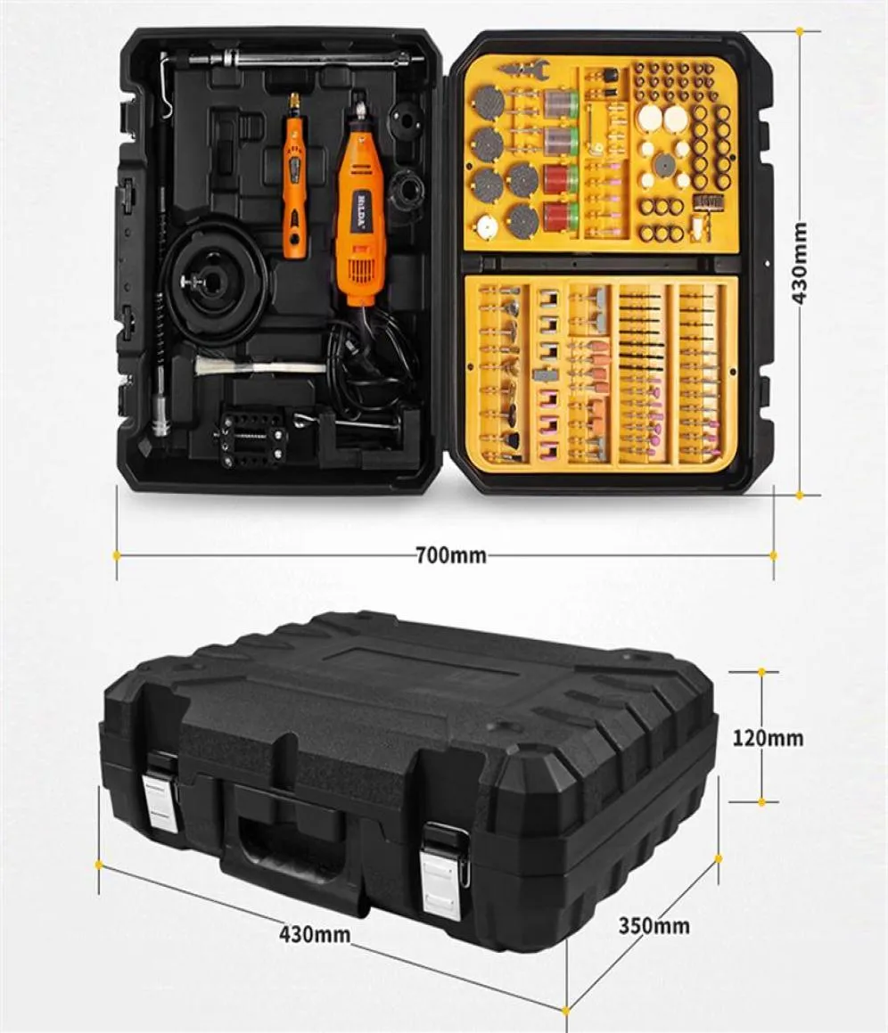 150W 350i Kit Herramienta de combinación Traje de molienda eléctrica