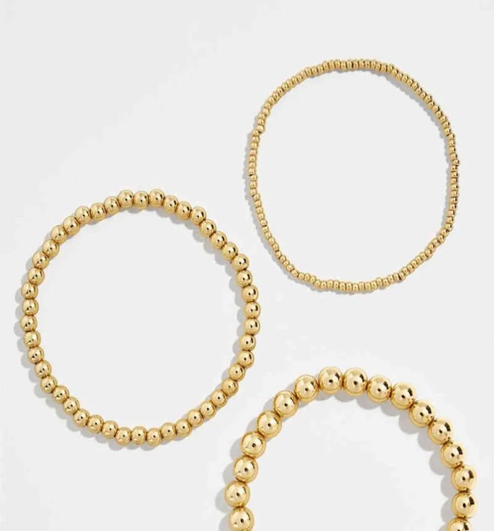 Perline riempite in oro 18K Braccialette di braccialetti per clip di carta Bracciale in perline Braccialetta 4863286