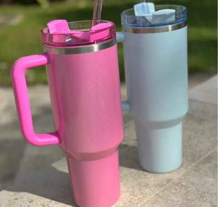 DHL Cobranded Winter Cosmo Pink Blue Spring Cups 40OZ QUENCHER H2.0 Mugs Target Red Holiday Tumblers Insulated Car Cups Stainless Steel Tumbler Water Bottles 0313