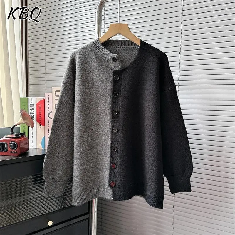 Hit Color Round Neck Long Sleeve Sweaters Hit Color Round Neck Long Sleeve Sweaters