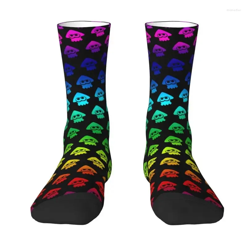 Chaussettes masculines Harajuku Splatoon jouer aux femmes des femmes hommes chaude 3D Impression de basket-ball sports