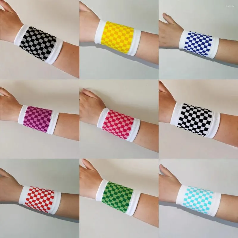 Wrist Support 1pc Sports Wristband Sweat Absorbing Unisex Women Men Fitness Tennis Basketball Strap Hand Protector