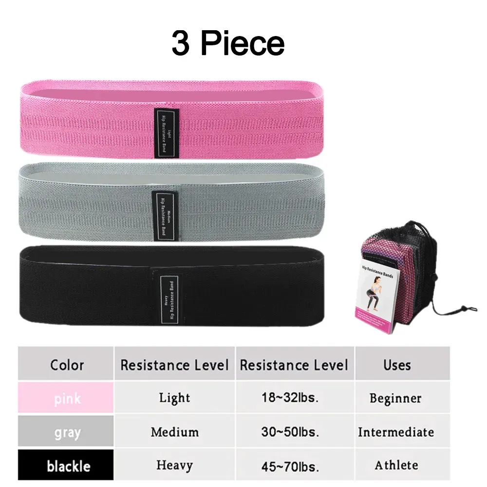Resistance Bands Fitness Booty Bandss Hip Circle Fabric Fitness Rubber Expander Elastic Band for Home Workout Exercise Equipment