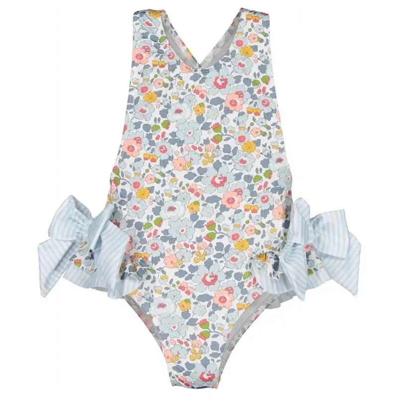 Girls maillot de bain amoi bébé une pièce d'élingue imprimement mignon de plage bikini maillot de bain bébé fille de maillot de bain 2-7y Biquini Infantil Menina 240422