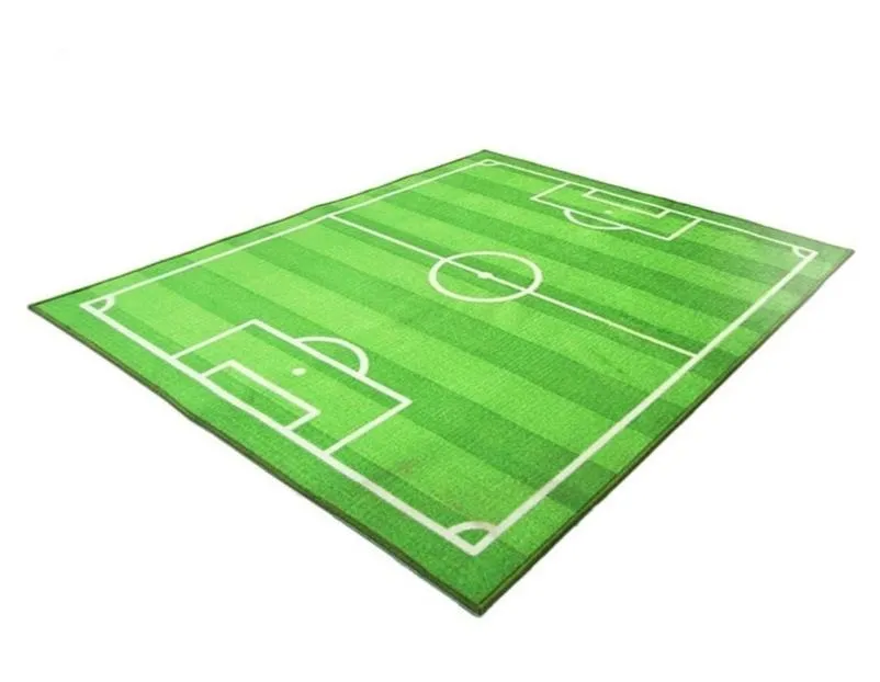 Soft Soccer Field Green Grass Carpet For Kids Crawling And Playtime