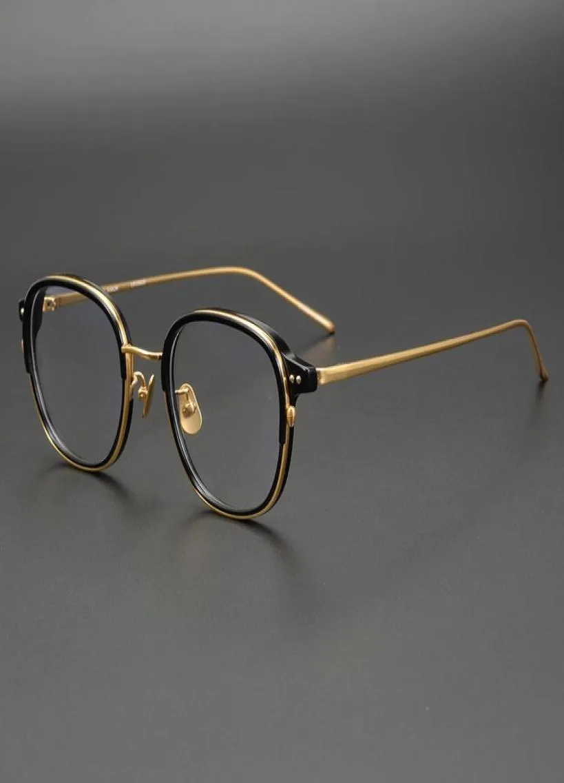 2019 New Pure Titanium Glasses Frame Men Retro Women Round Proscription Eyeglasses Harry Vintage Potter Myopia光学フレームEyew1097976