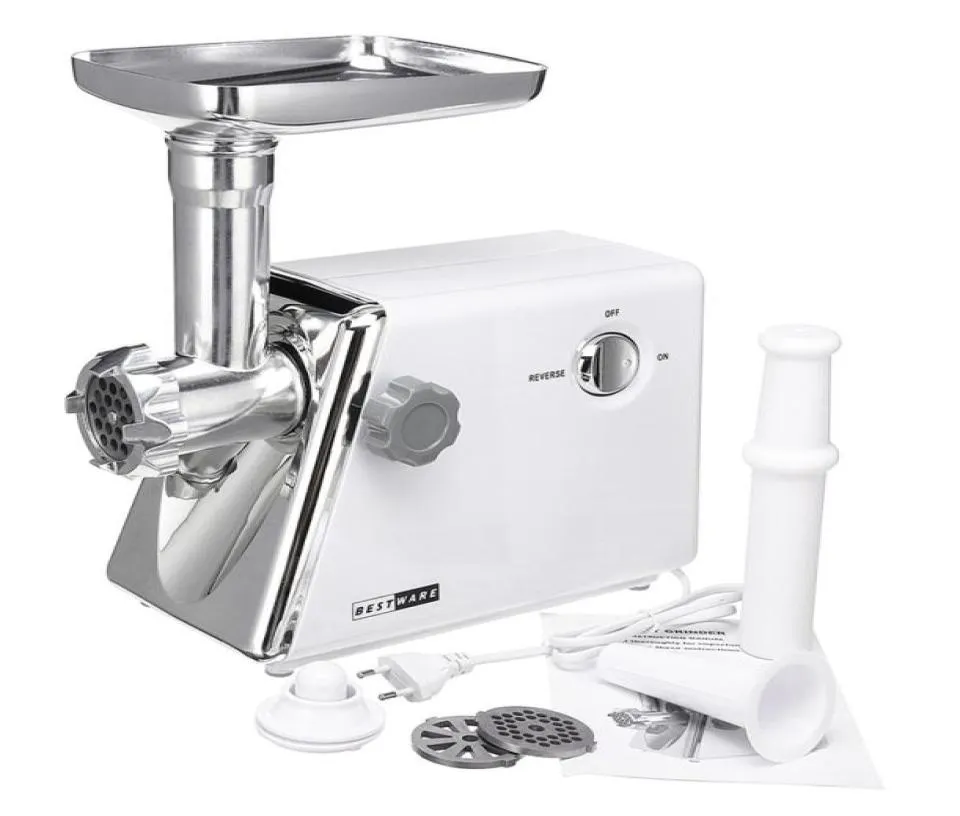 220V 2800W Electric Meat Grinder Stainless Steel Duty Sausage Stuffer Food Processor Grinding Mincing Stirring Mixing Machine2143068