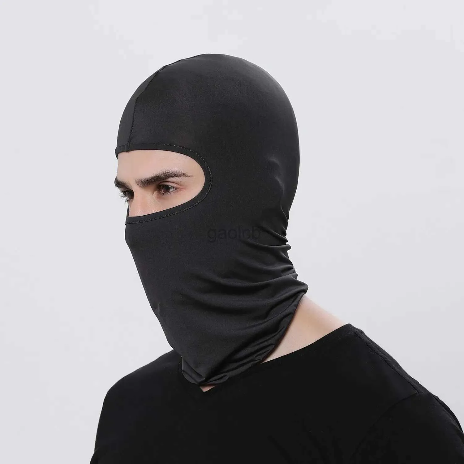 Gorro/caveira tampas de ciclismo Balaclava Men tap máscara de face máscara exército militar gelo motocicleta bandana de verão biciclo UV Mulheres lycra d240429